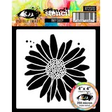 Visible Image Inky Daisy 4x4 Inch Stencil (VIS-ID4-03)