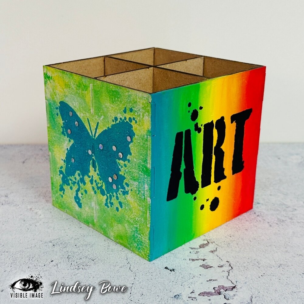 Visible Image Inky Art 4x4 Inch Stencil (VIS-IA4-03)