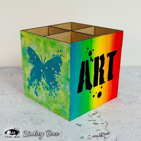 Visible Image Inky Art 4x4 Inch Stencil (VIS-IA4-03)