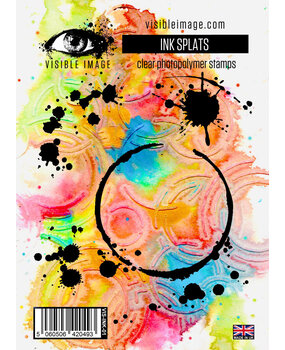 Visible Image Ink Splats A6 Stamp Set (VIS-INK-01)