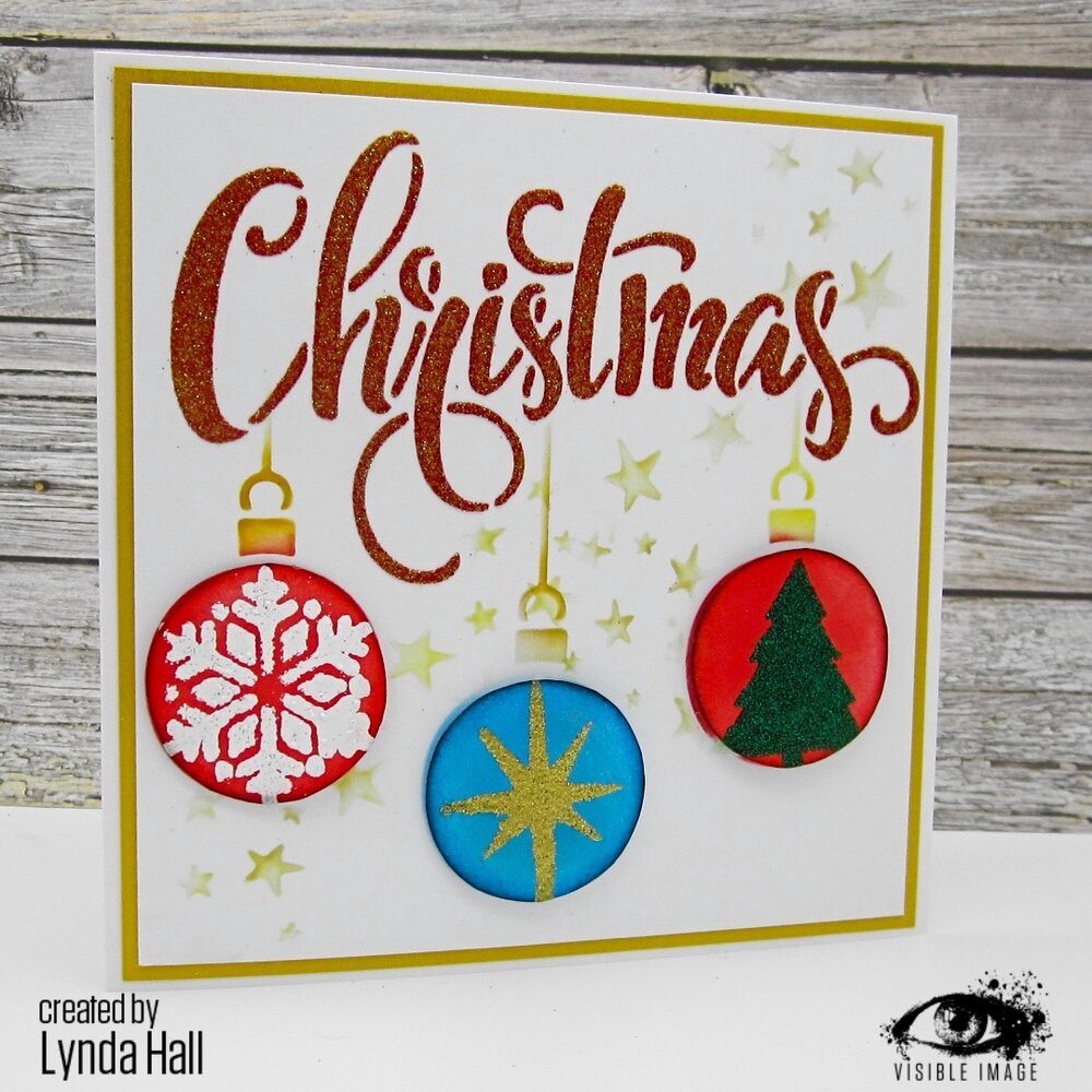 Visible Image Iconic Christmas 6x6 Inch Stencil (VIS-ICS-03) Visible Image Iconic Christmas 6x6 Inch Stencil (VIS-ICS-03)
