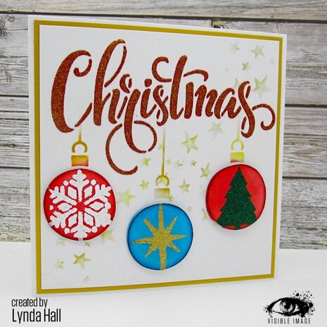 Visible Image Iconic Christmas 6x6 Inch Stencil (VIS-ICS-03) Visible Image Iconic Christmas 6x6 Inch Stencil (VIS-ICS-03)