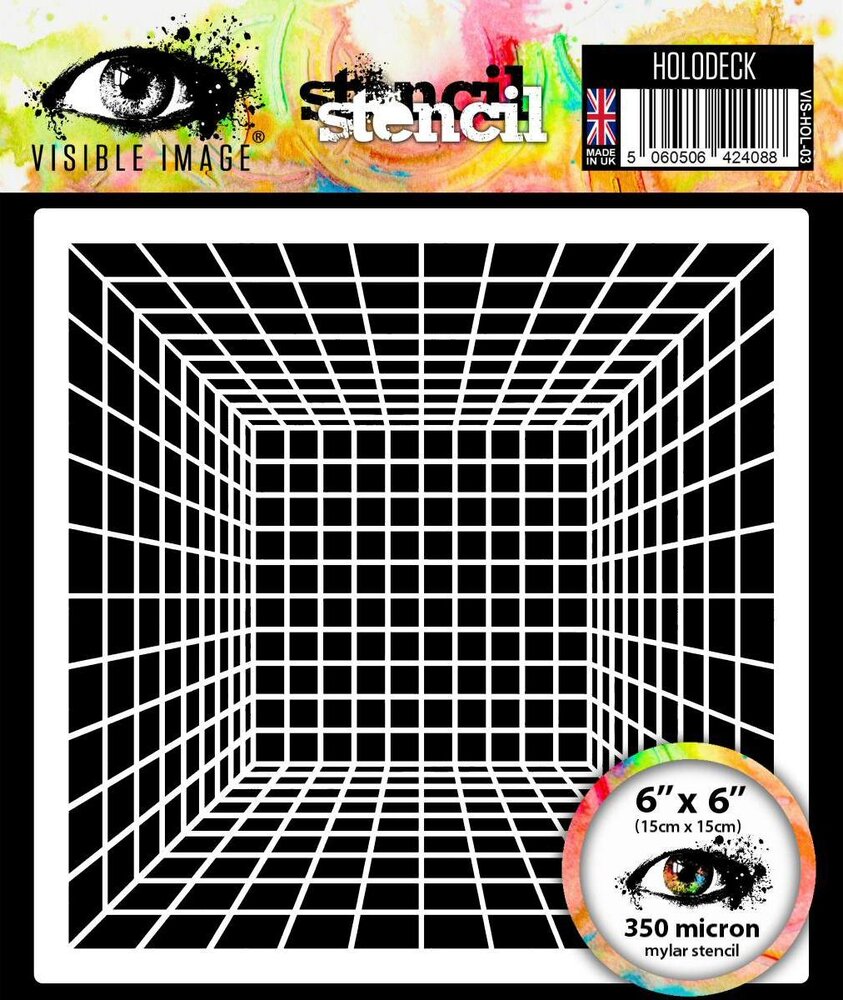 Visible Image Holodeck 6x6 Inch Stencil (VIS-HOL-03)