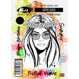 Visible Image Hippie Chick A6 Stamp Set (VIS-HCK-01)
