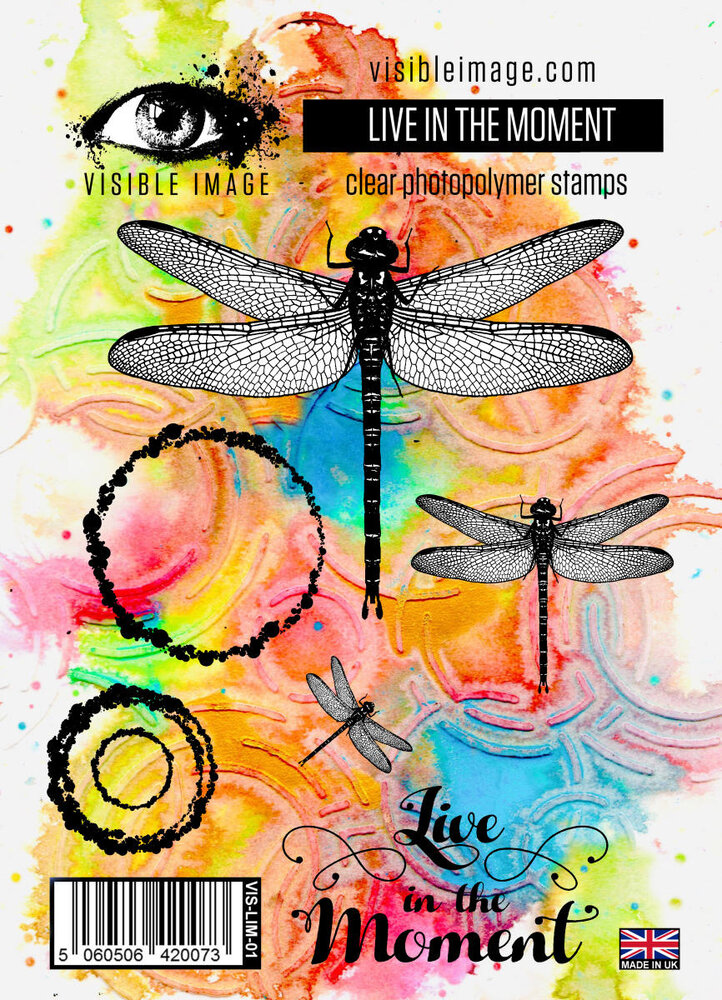 Visible Image Live In The Moment A6 Stamp Set (VIS-LIM-01) Visible Image Live In The Moment A6 Stamp Set (VIS-LIM-01)