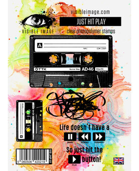 Visible Image Just Hit Play A6 Stamp Set (VIS-JHP-01)