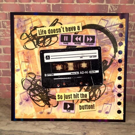 Visible Image Just Hit Play A6 Stamp Set (VIS-JHP-01) Visible Image Just Hit Play A6 Stamp Set (VIS-JHP-01)