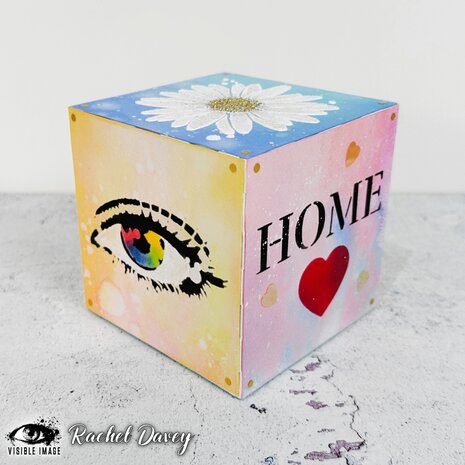 Visible Image My Home 4x4 Inch Stencil (VIS-MY4-03) Visible Image My Home 4x4 Inch Stencil (VIS-MY4-03)