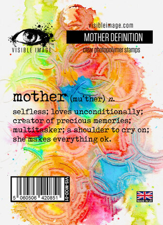Visible Image Mother Definition A7 Stamp (VIS-MOD-01) Visible Image Mother Definition A7 Stamp (VIS-MOD-01)