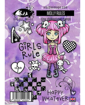 Visible Image Molly Rules A6 Stamp Set (VIS-MOL-01)