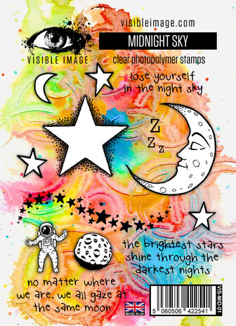 Visible Image Midnight Sky A6 Stamp Set (VIS-MID-01) Visible Image Midnight Sky A6 Stamp Set (VIS-MID-01)