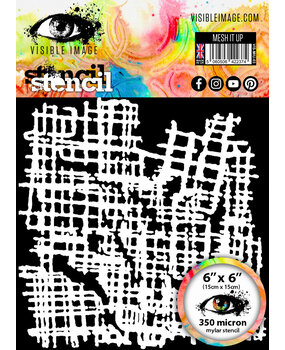 Visible Image Mesh it Up 6x6 Inch Stencil (VIS-MIU-03)