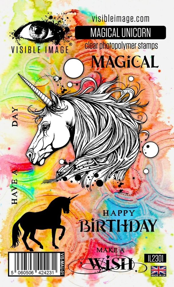 Visible Image Magical Unicorn A6 Stamp Set (VIS-MAU-01)