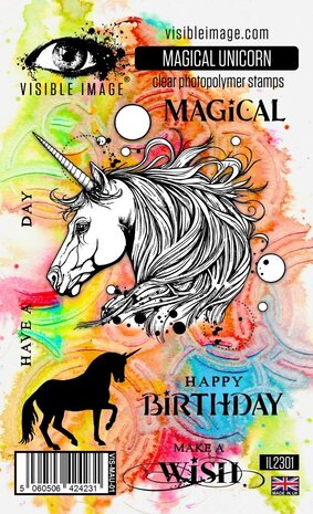 Visible Image Magical Unicorn A6 Stamp Set (VIS-MAU-01)