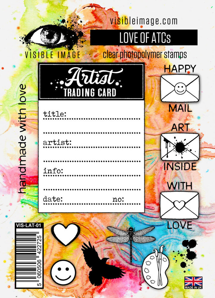 Visible Image Love of ATCs A6 Stamp Set (VIS-LAT-01)