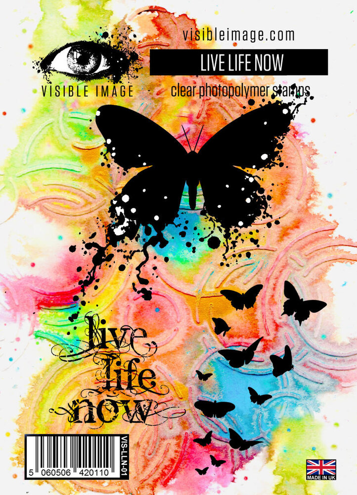 Visible Image Live Life Now A6 Stamp Set (VIS-LLN-01) Visible Image Live Life Now A6 Stamp Set (VIS-LLN-01)