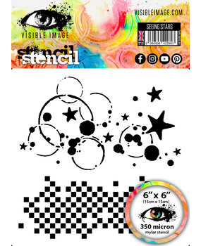 Visible Image Seeing Stars 6x6 Inch Stencil (VIS-SES-03)