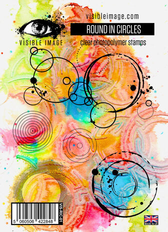 Visible Image Round In Circles A6 Stamp Set (VIS-RIC-01) Visible Image Round In Circles A6 Stamp Set (VIS-RIC-01)