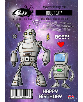 Visible Image Robot Data A6 Stamp Set (VIS-RDT-01)