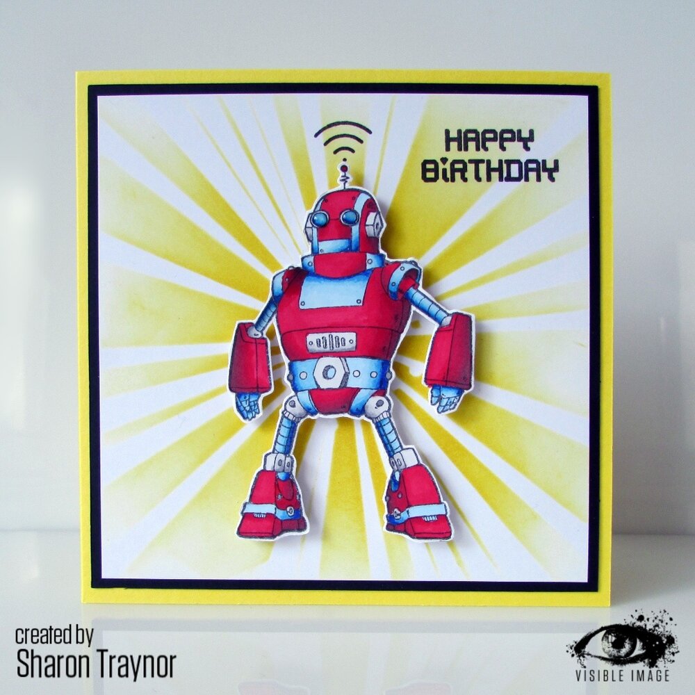 Visible Image Robot Data A6 Stamp Set (VIS-RDT-01) Visible Image Robot Data A6 Stamp Set (VIS-RDT-01)