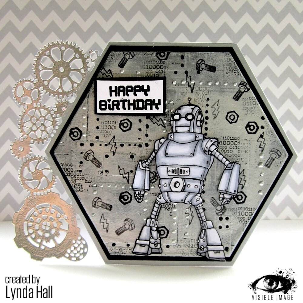 Visible Image Robot Data A6 Stamp Set (VIS-RDT-01) Visible Image Robot Data A6 Stamp Set (VIS-RDT-01)