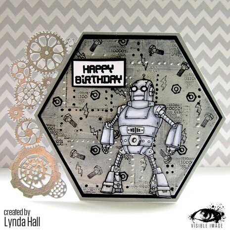 Visible Image Robot Data A6 Stamp Set (VIS-RDT-01) Visible Image Robot Data A6 Stamp Set (VIS-RDT-01)