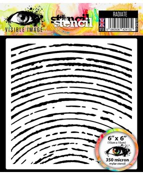 Visible Image Radiate 6x6 Inch Stencil (VIS-RAD-03)