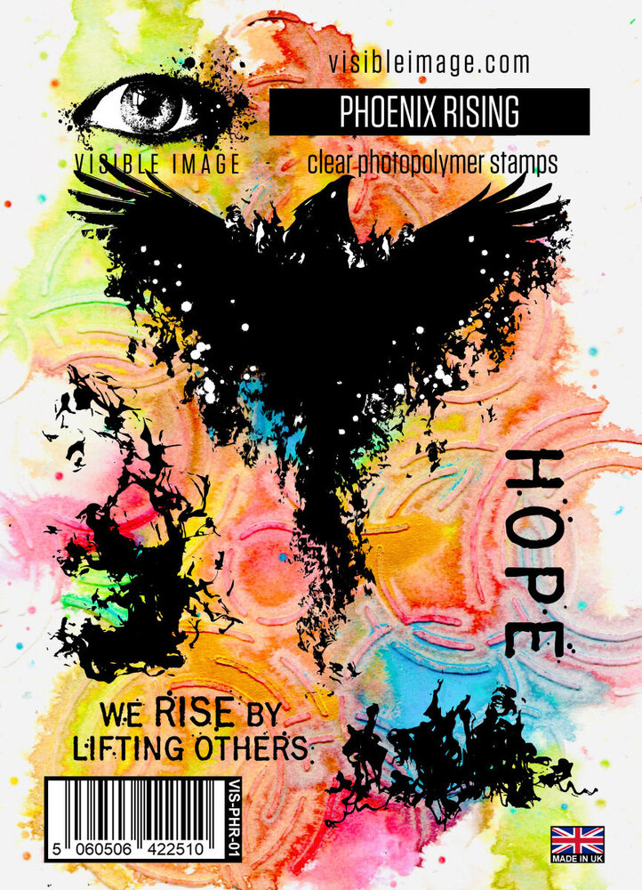 Visible Image Phoenix Rising A6 Stamp Set (VIS-PHR-01) Visible Image Phoenix Rising A6 Stamp Set (VIS-PHR-01)