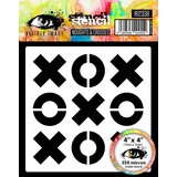 Visible Image Noughts & Crosses 4x4 Inch Stencil (VIS-NC4-03)