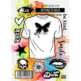 Visible Image Nothing To Wear A6 Stamp Set (VIS-NTW-01)