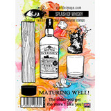 Visible Image Splash of Whisky A6 Stamp Set (VIS-SPL-01)