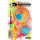 Visible Image Sketched Backgrounds A6 Stamp Set (VIS-SKG-01)