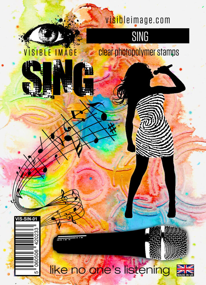 Visible Image Sing A6 Stamp Set (VIS-SIN-01) Visible Image Sing A6 Stamp Set (VIS-SIN-01)