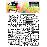 Visible Image Short Circuit 6x6 Inch Stencil (VIS-SCI-03)