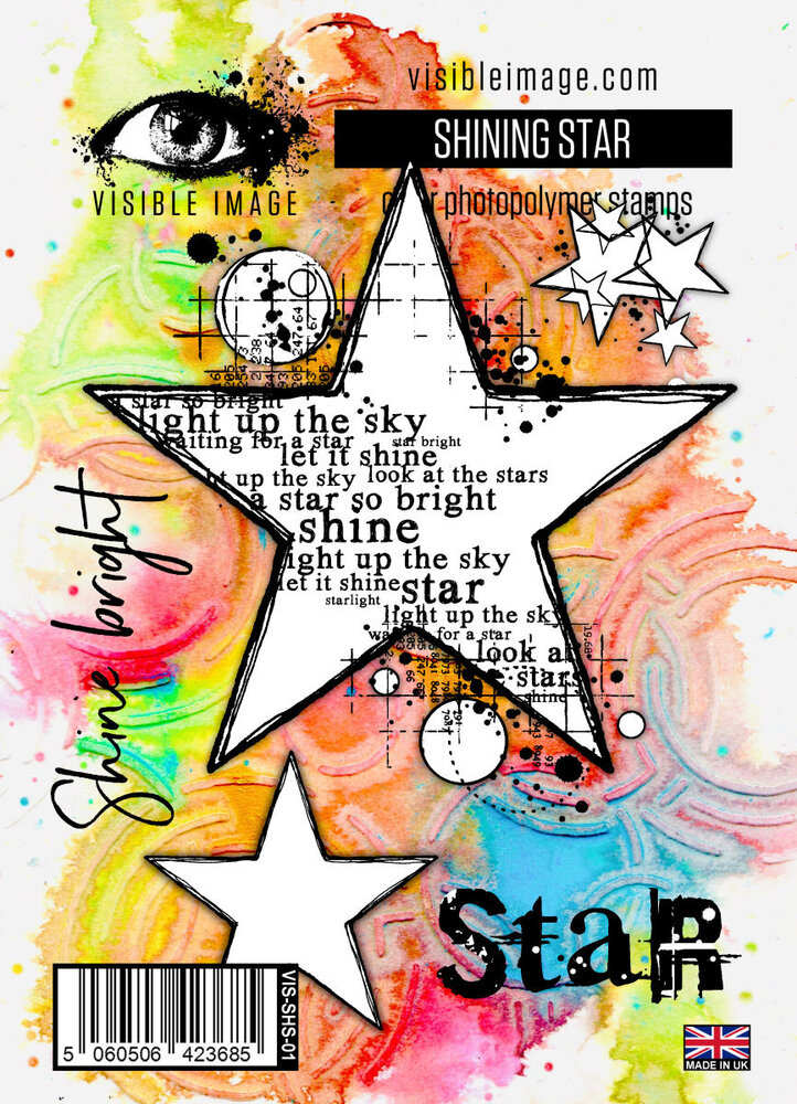 Visible Image Shining Star A6 Stamp Set (VIS-SHS-01) Visible Image Shining Star A6 Stamp Set (VIS-SHS-01)