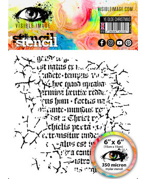 Visible Image Ye Olde Christmas 6x6 Inch Stencil (VIS-YEO-03)