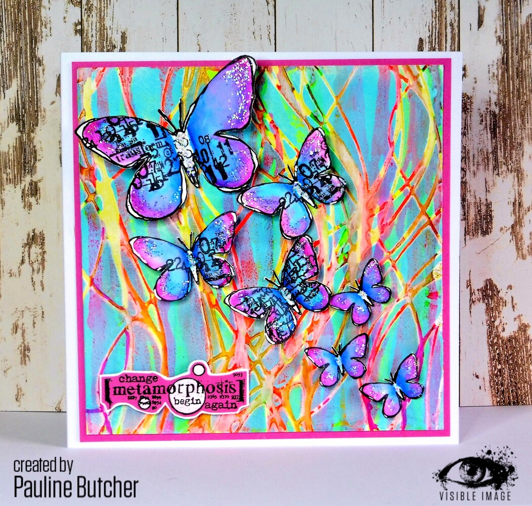 Visible Image Wings of Change A6 Stamp Set (VIS-WOC-01) Visible Image Wings of Change A6 Stamp Set (VIS-WOC-01)