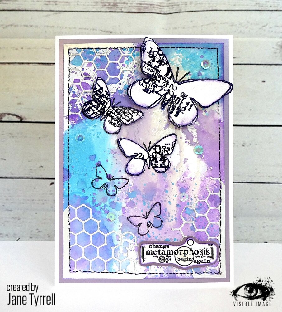 Visible Image Wings of Change A6 Stamp Set (VIS-WOC-01) Visible Image Wings of Change A6 Stamp Set (VIS-WOC-01)