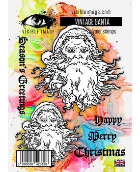 Visible Image Vintage Santa A6 Stamp Set (VIS-VIN-01)