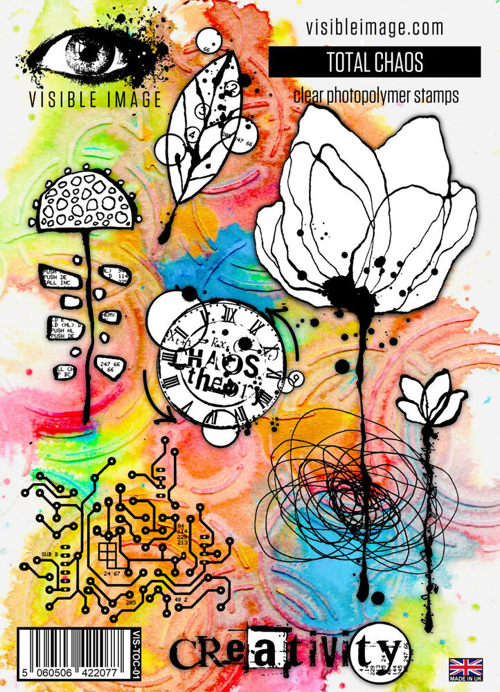 Visible Image Total Chaos A5 Stamp Set (VIS-TOC-01) Visible Image Total Chaos A5 Stamp Set (VIS-TOC-01)