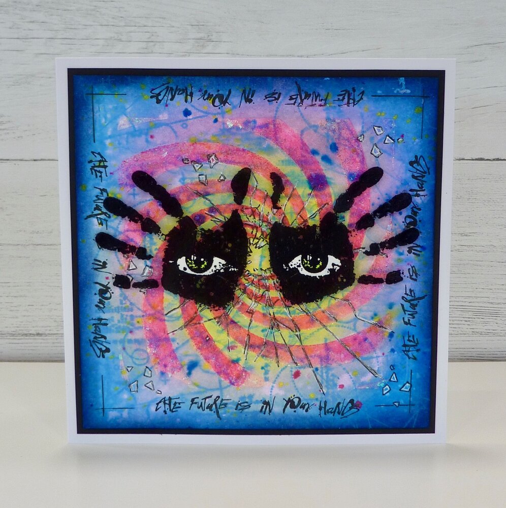 Visible Image Time Tunnel 6x6 Inch Stencil (VIS-TIM-03) Visible Image Time Tunnel 6x6 Inch Stencil (VIS-TIM-03)