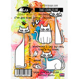 Visible Image That Lovin' Feline A6 Stamp Set (VIS-TLF-01)