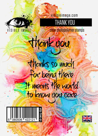 Visible Image Thank You A7 Stamp Set (VIS-THK-01)