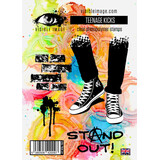 Visible Image Teenage Kicks A6 Stamp Set (VIS-TEK-01)
