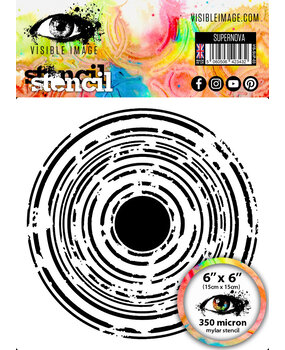 Visible Image Supernova 6x6 Inch Stencil (VIS-SUP-03)