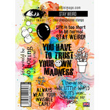 Visible Image Stay Weird A6 Stamp Set (VIS-SWE-01)