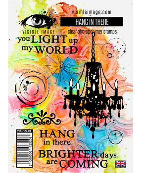 Visible Image Hang in There A6 Stamp Set (VIS-HAI-01)