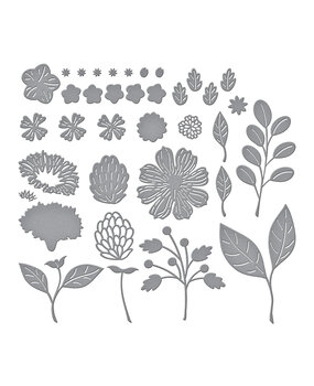 Spellbinders Vivid Blooms Etched Dies (S6-250)