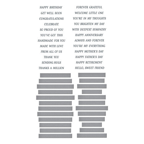 Spellbinders Ideal Moments Press Plate & Die Set (BP-261)