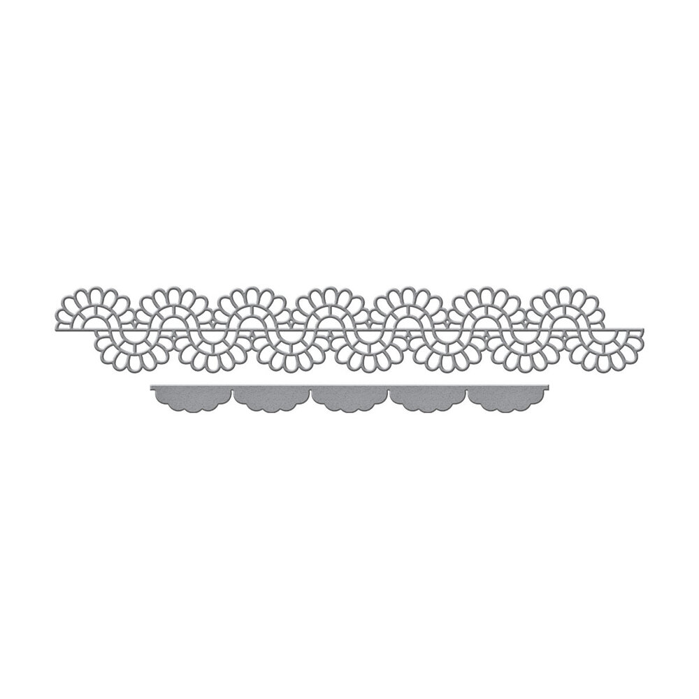 Spellbinders Eyelet Scallop Border Etched Dies (S4-1413)